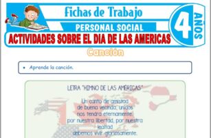 Normas de convivencia escolar para Niños de Cuatro Años – Fichas