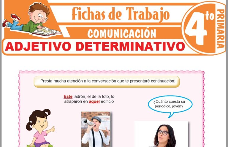 El adverbio para Cuarto de Primaria – Fichas de Trabajo