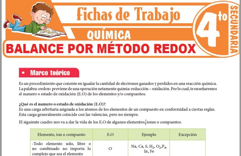 Química para Cuarto de Secundaria – Fichas de Trabajo
