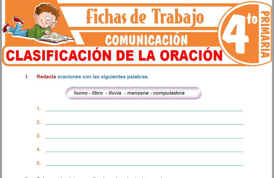 Comunicación para Cuarto de Primaria – Fichas de Trabajo