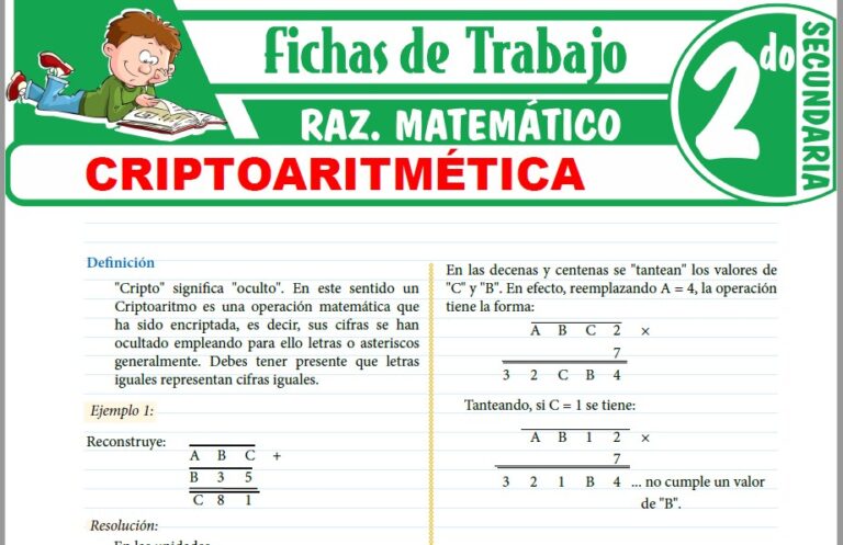 Razonamiento Matemático para Segundo de Secundaria - 22 Fichas