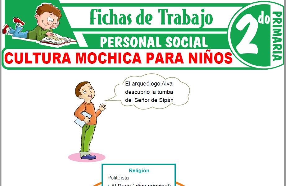 Modelos de la Ficha de Cultura Mochica para Niños para Segundo de Primaria