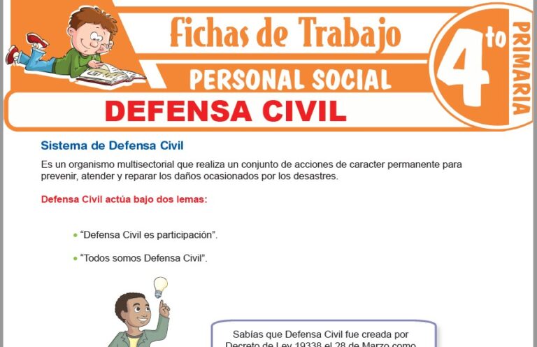 Normas de convivencia escolar para Cuarto de Primaria – Fichas
