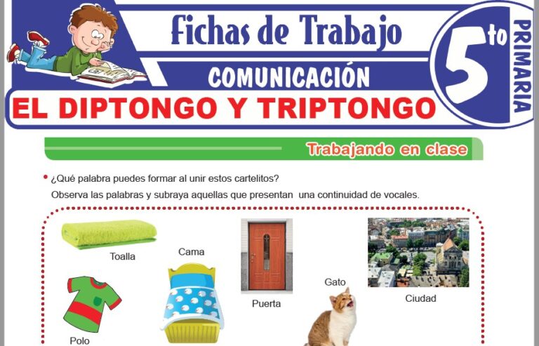 El adverbio y sus clases para Quinto de Primaria – Fichas de Trabajo