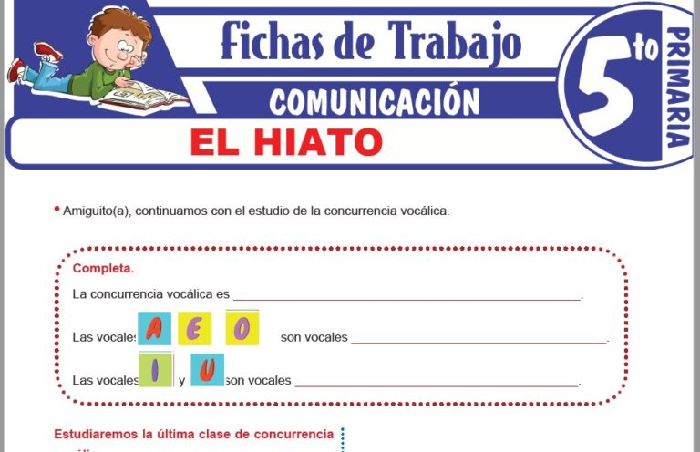 El adverbio y sus clases para Quinto de Primaria – Fichas de Trabajo