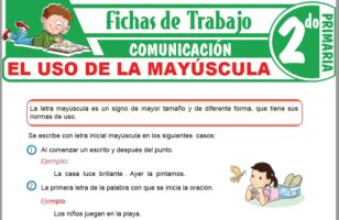 Uso de la V para Segundo de Primaria – Fichas de Trabajo