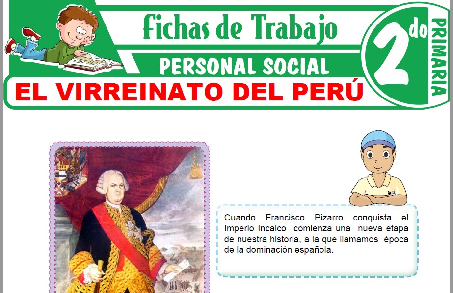Modelos de la Ficha de El virreinato del Perú para Segundo de Primaria