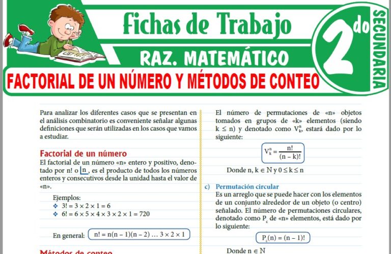 Razonamiento Matemático para Segundo de Secundaria - 22 Fichas