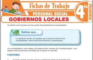Normas de convivencia escolar para Cuarto de Primaria – Fichas