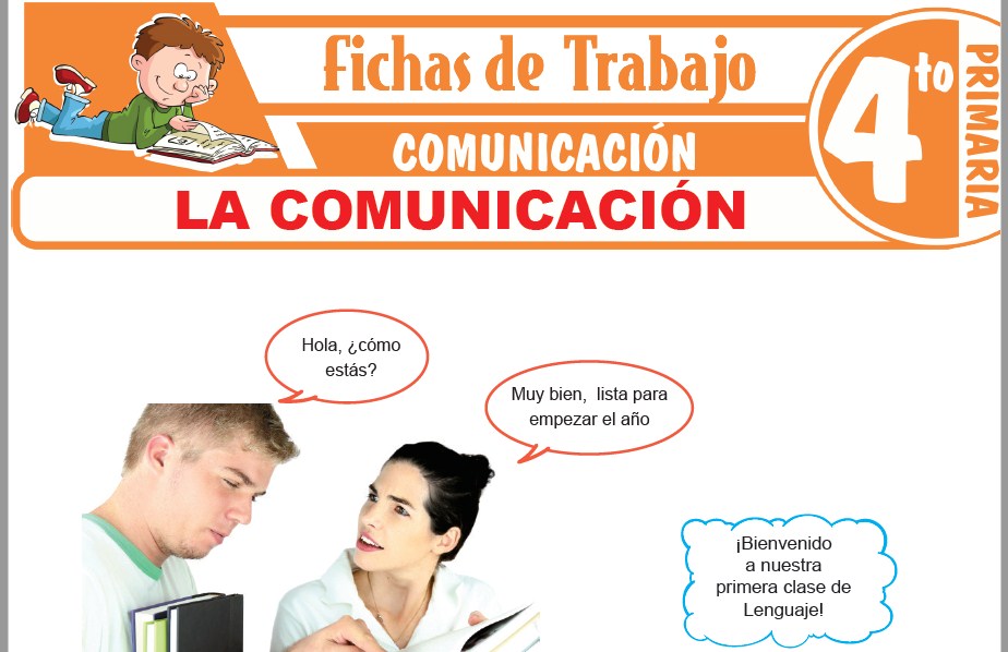 Modelos de la Ficha de La comunicación para Cuarto de Primaria