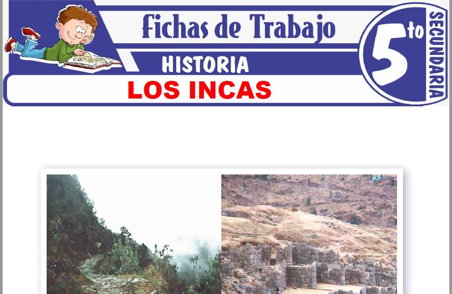 Modelos de la Ficha de Los Incas para Quinto de Secundaria