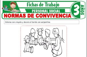 Normas de convivencia para Niños de Tres Años – Fichas de Trabajo