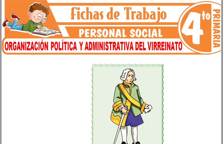 Modelos de la Ficha de Organización política y administrativa del Virreinato para Cuarto de Primaria