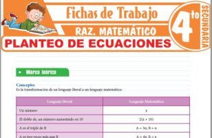 Razonamiento Matemático para Cuarto de Secundaria - 18 Fichas