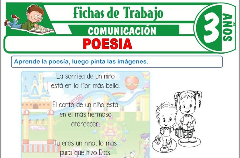 Adivinanzas para Niños de Tres Años – Fichas de Trabajo