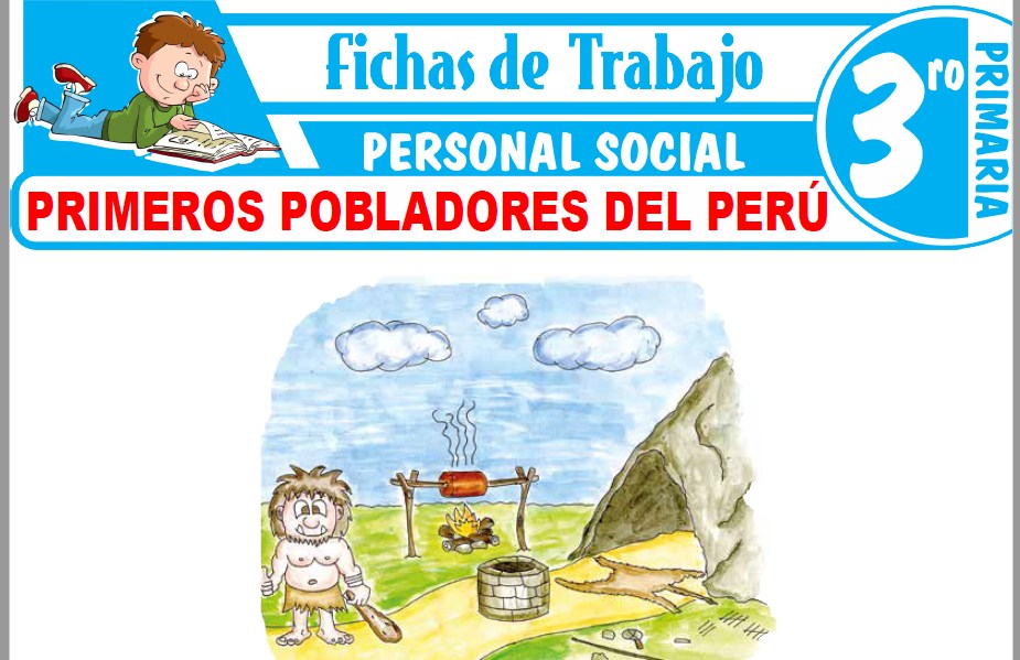 Modelos de la Ficha de Primeros pobladores del Perú para Tercero de Primaria