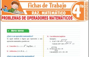 Razonamiento Matemático para Cuarto de Secundaria - 18 Fichas