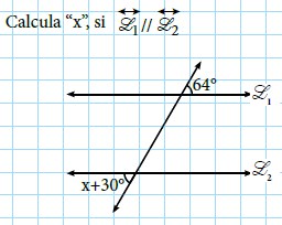 Modelos de la Ficha de Ángulos entre rectas paralelas y una secante para Primero de Secundaria