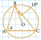 Modelos de la Ficha de Ángulos de la circunferencia para Cuarto de Secundaria