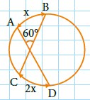 Modelos de la Ficha de Ángulos de la circunferencia para Cuarto de Secundaria