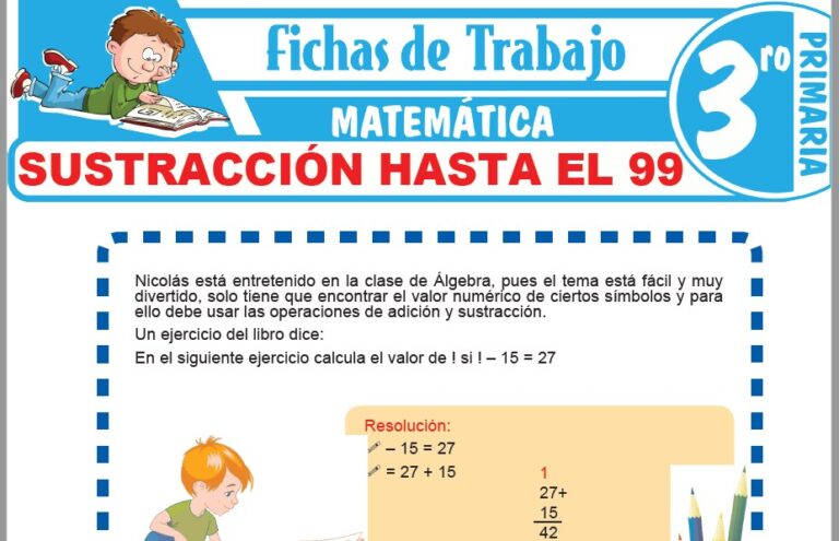 Problemas De Sustraccion Para Niños De Tercer Grado