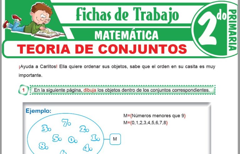 Teoria de Conjuntos para Segundo de Primaria – Fichas de Trabajo